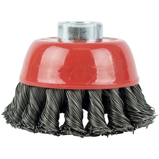 TORK CRAFT Wire Cup Brush Twisted 80mm X M14 Blister